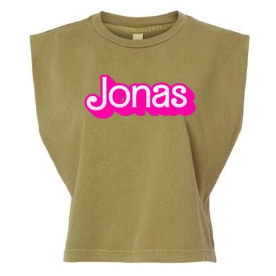 Jonas First Last Family Named  Baby Birthday Garment-Dyed Women's Muscle Tee