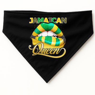 Jamaican Flag Lips  Jamaican Queen Jamaica USA-Made Doggie Bandana