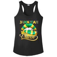 Jamaican Flag Lips  Jamaican Queen Jamaica Ladies PosiCharge Competitor Racerback Tank