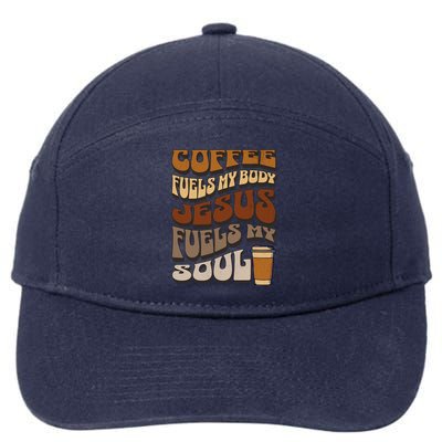 Jesus Fuels My Soul Inspirational Christian Coffee 7-Panel Snapback Hat