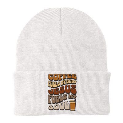 Jesus Fuels My Soul Inspirational Christian Coffee Knit Cap Winter Beanie