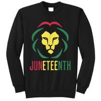 Juneteenth For Men Celebrate Juneteenth Lion Sweatshirt