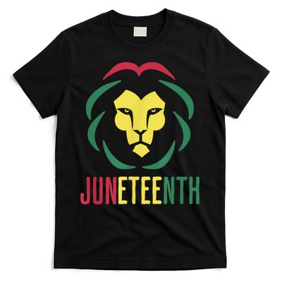 Juneteenth For Men Celebrate Juneteenth Lion T-Shirt