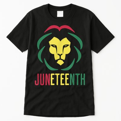 Juneteenth For Men Celebrate Juneteenth Lion Tall T-Shirt