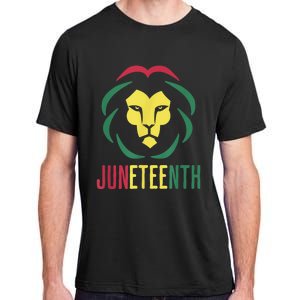 Juneteenth For Men Celebrate Juneteenth Lion Adult ChromaSoft Performance T-Shirt