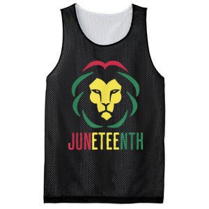 Juneteenth For Men Celebrate Juneteenth Lion Mesh Reversible Basketball Jersey Tank