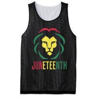 Juneteenth For Men Celebrate Juneteenth Lion Mesh Reversible Basketball Jersey Tank