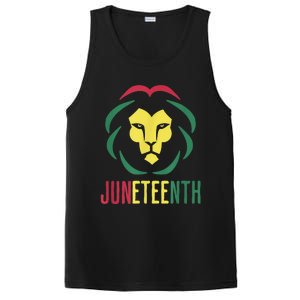 Juneteenth For Men Celebrate Juneteenth Lion PosiCharge Competitor Tank