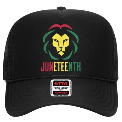 Juneteenth For Men Celebrate Juneteenth Lion Trucker Hat