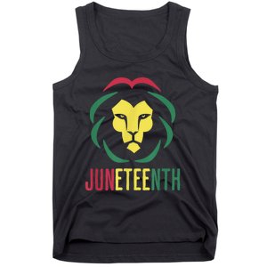 Juneteenth For Men Celebrate Juneteenth Lion Tank Top