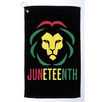 Juneteenth For Men Celebrate Juneteenth Lion Golf Towel