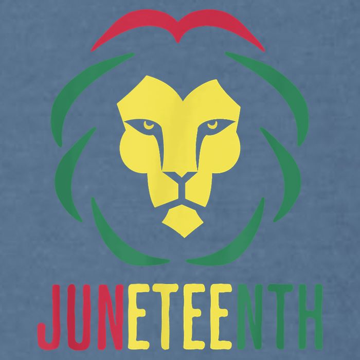 Juneteenth For Men Celebrate Juneteenth Lion Garment-Dyed Sweatshirt