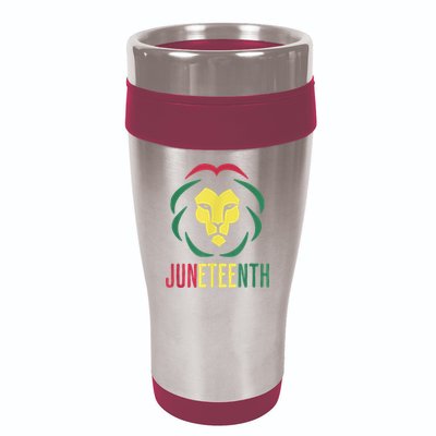 Juneteenth For Men Celebrate Juneteenth Lion 16oz Travel Tumbler