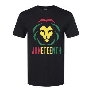 Juneteenth For Men Celebrate Juneteenth Lion Softstyle CVC T-Shirt