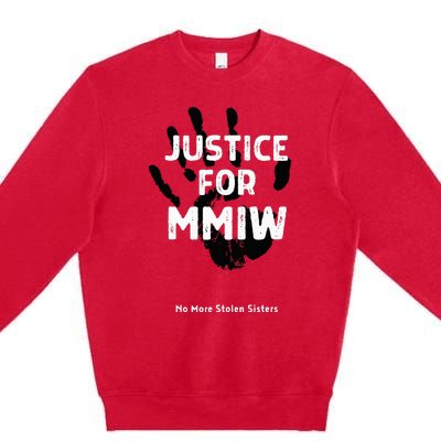 Justice For MMIW Awareness Strong Indigenous Native Premium Crewneck Sweatshirt