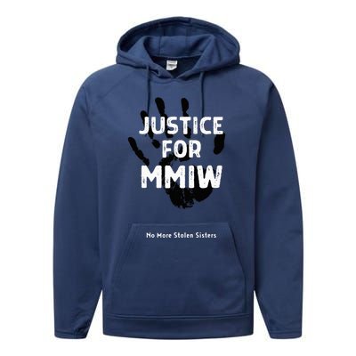 Justice For MMIW Awareness Strong Indigenous Native Performance Fleece Hoodie