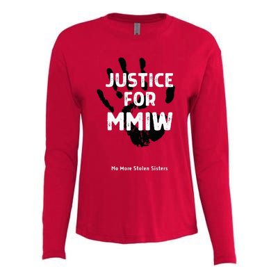 Justice For MMIW Awareness Strong Indigenous Native Womens Cotton Relaxed Long Sleeve T-Shirt