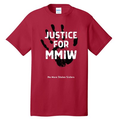 Justice For MMIW Awareness Strong Indigenous Native Tall T-Shirt