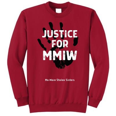 Justice For MMIW Awareness Strong Indigenous Native Tall Sweatshirt