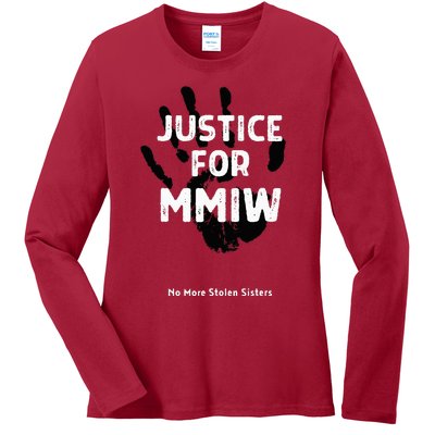 Justice For MMIW Awareness Strong Indigenous Native Ladies Long Sleeve Shirt