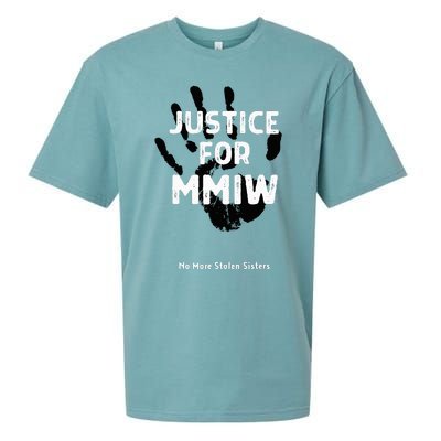 Justice For MMIW Awareness Strong Indigenous Native Sueded Cloud Jersey T-Shirt