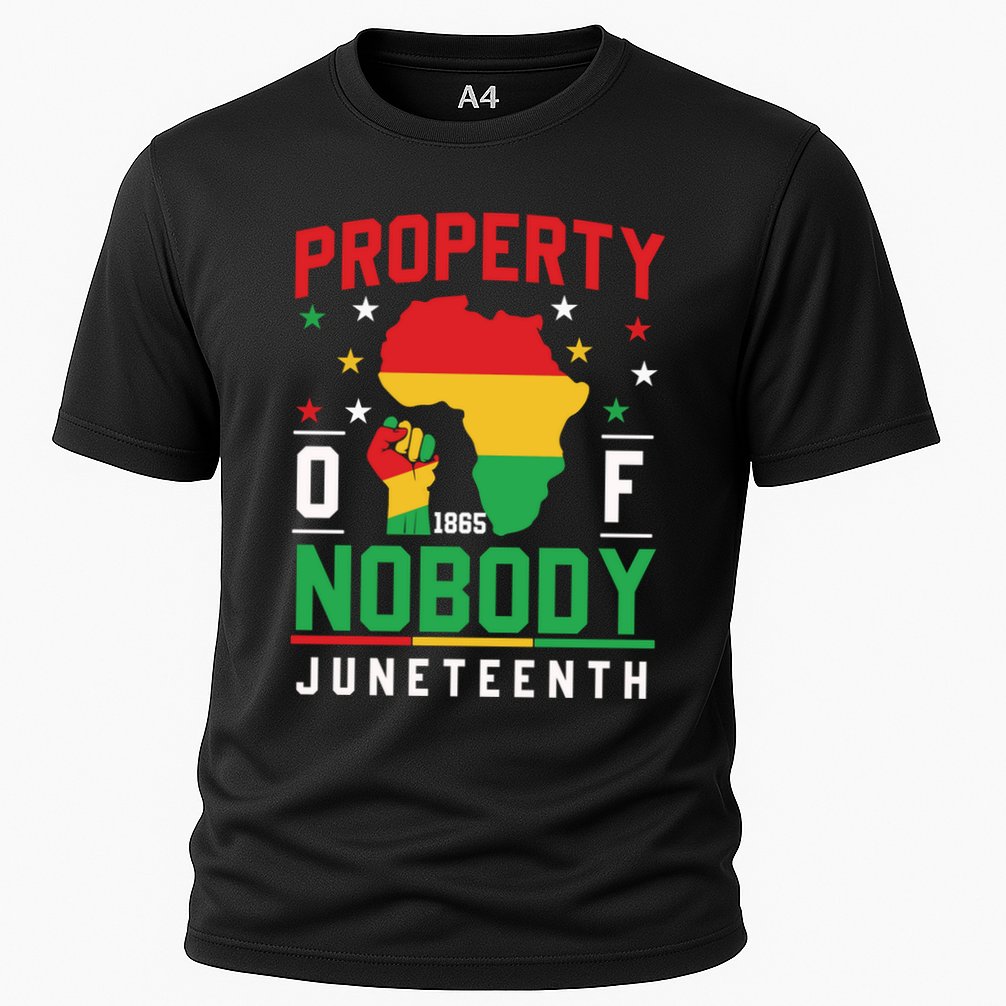 Junenth Freedom Melanin Black Property Of Nobody Cute Gift Cooling Performance Crew T-Shirt