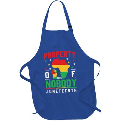 Junenth Freedom Melanin Black Property Of Nobody Cute Gift Apron