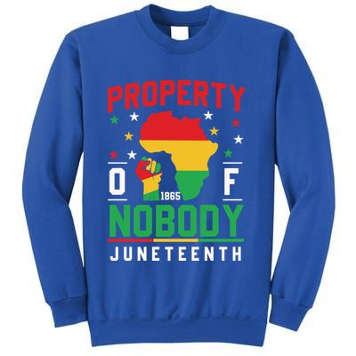 Junenth Freedom Melanin Black Property Of Nobody Cute Gift Sweatshirt