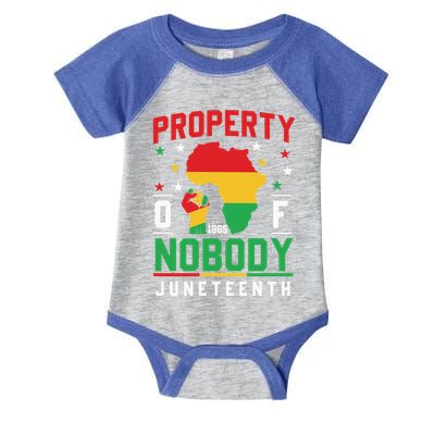Junenth Freedom Melanin Black Property Of Nobody Cute Gift Infant Baby Jersey Bodysuit