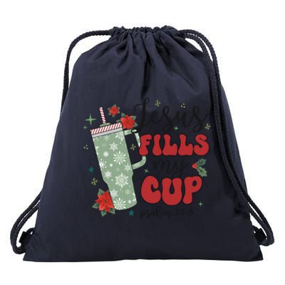 Jesus Fills My Cup Bundle Psalm 23;5 Drawstring Bag