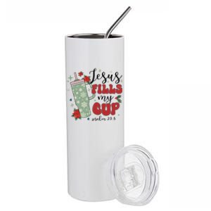 Jesus Fills My Cup Bundle Psalm 23;5 Stainless Steel Tumbler