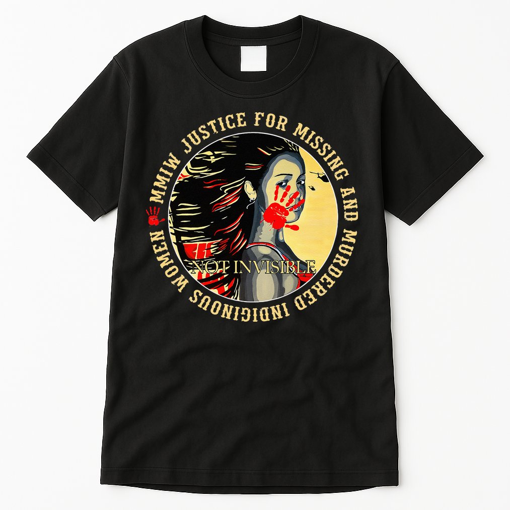 Justice For MMIW Missing Murdered Indigenous Resilient Women Tall T-Shirt