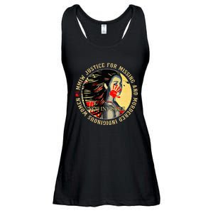 Justice For MMIW Missing Murdered Indigenous Resilient Women Ladies Essential Flowy Tank