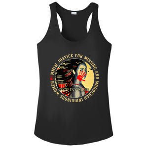 Justice For MMIW Missing Murdered Indigenous Resilient Women Ladies PosiCharge Competitor Racerback Tank