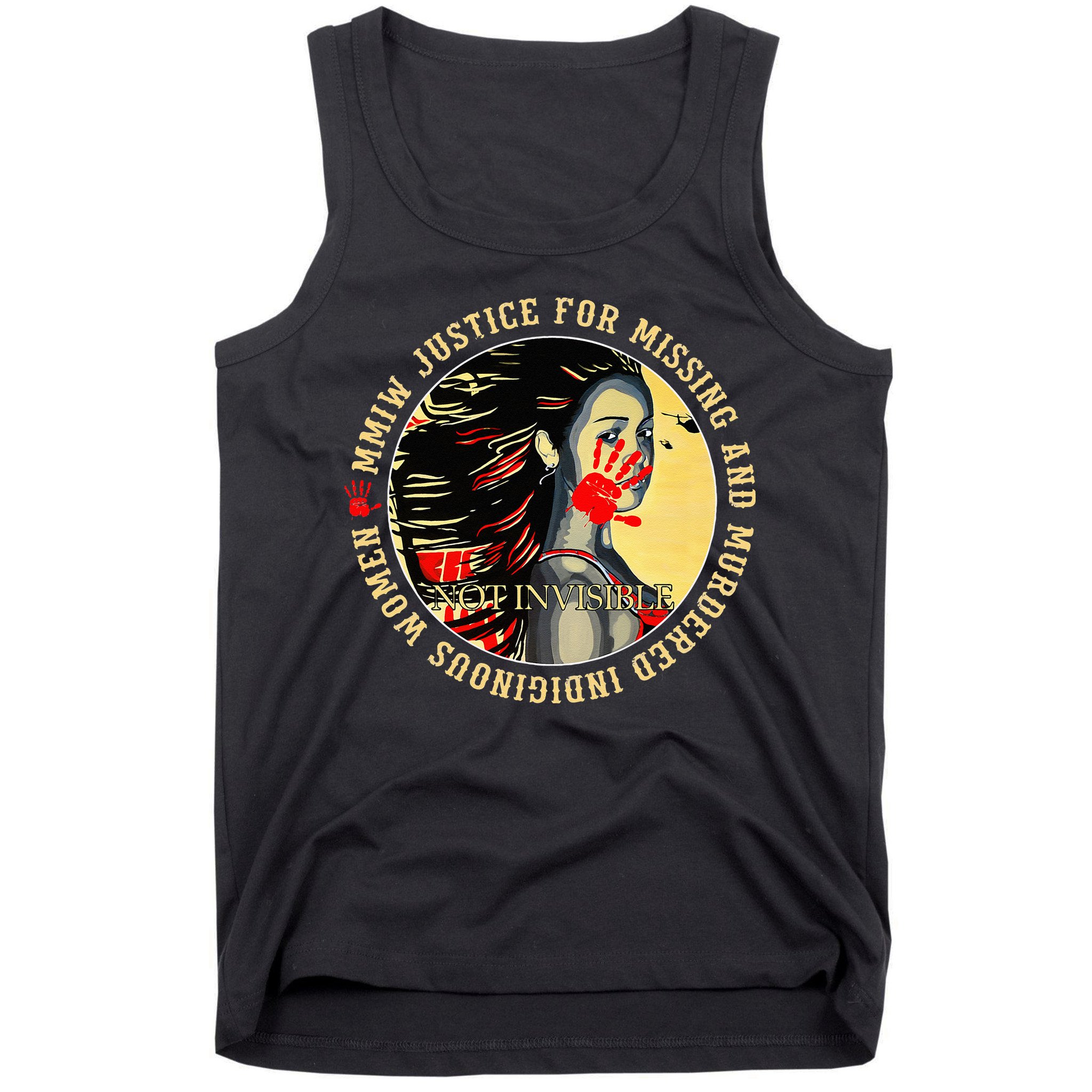 Justice For MMIW Missing Murdered Indigenous Resilient Women Tank Top