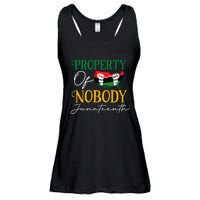 Juneteenth Freedom Melanin Black Wo Property Of Nobody Ladies Essential Flowy Tank