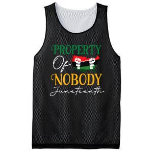 Juneteenth Freedom Melanin Black Wo Property Of Nobody Mesh Reversible Basketball Jersey Tank