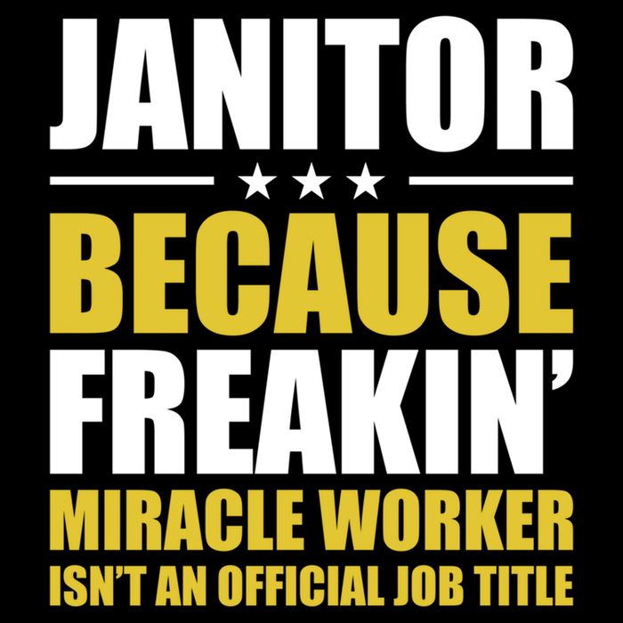 Janitor Freakin Miracle Worker Isn't An Job Title Gift Impact Tech Backpack