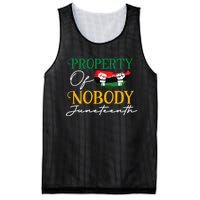 Juneteenth Freedom Melanin Black Wo Property Of Nobody Mesh Reversible Basketball Jersey Tank