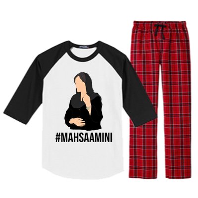 Justice For Mahsa Amini Raglan Sleeve Pajama Set