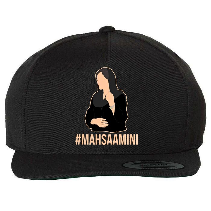 Justice For Mahsa Amini Wool Snapback Cap