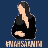 Justice For Mahsa Amini Drawstring Bag