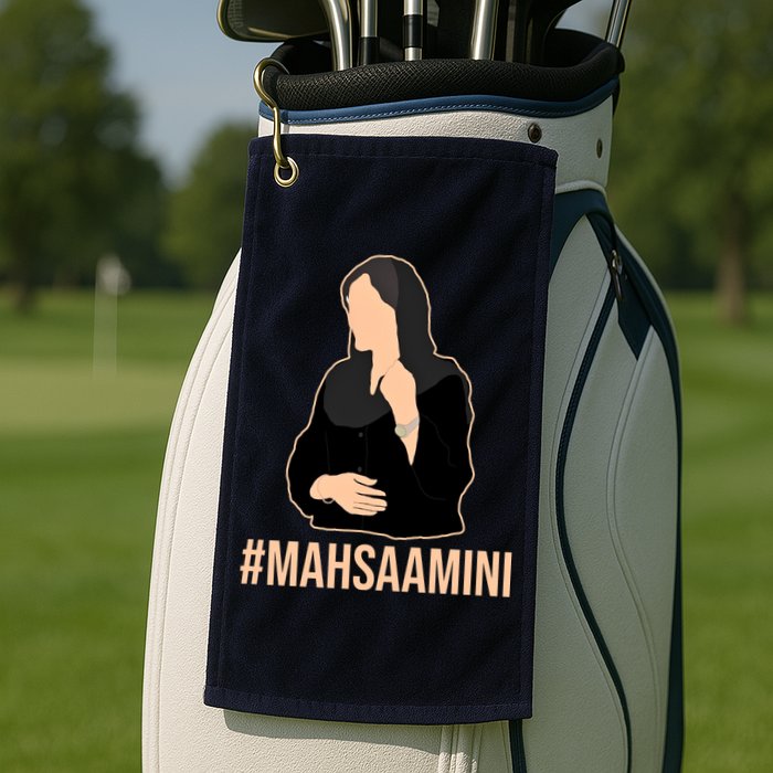 Justice For Mahsa Amini Golf Towel