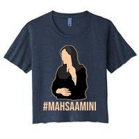 Justice For Mahsa Amini Women's Crop Top Tee