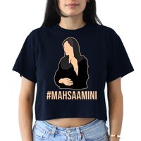 Justice For Mahsa Amini Women's Crop Top Tee