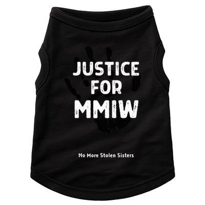 Justice For Mmiw Awareness Strong Indigenous Native Doggie Tank