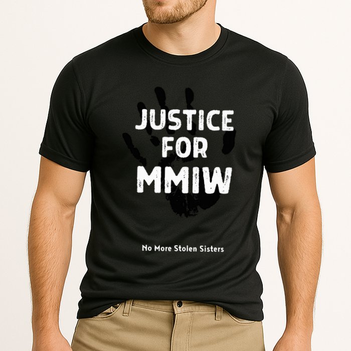 Justice For Mmiw Awareness Strong Indigenous Native Cooling Performance Crew T-Shirt