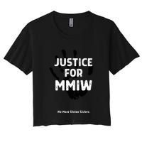 Justice For Mmiw Awareness Strong Indigenous Native Women's Crop Top Tee