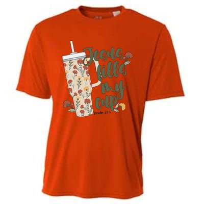 Jesus Fills My Cup  Cooling Performance Crew T-Shirt