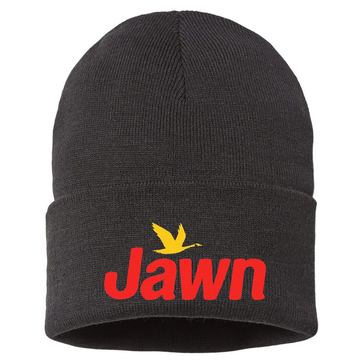 Jawn Food Market Full Color Design Sustainable Knit Beanie